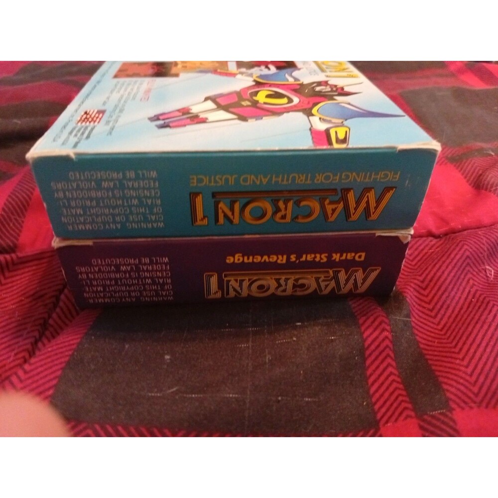 Macron 1 Fighting For Truth And Justice & Dark Star's Revenge VHS Lot of 2 Anime - Picture 3 of 6